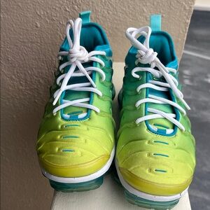 Kids' Lime and Teal Sneakers